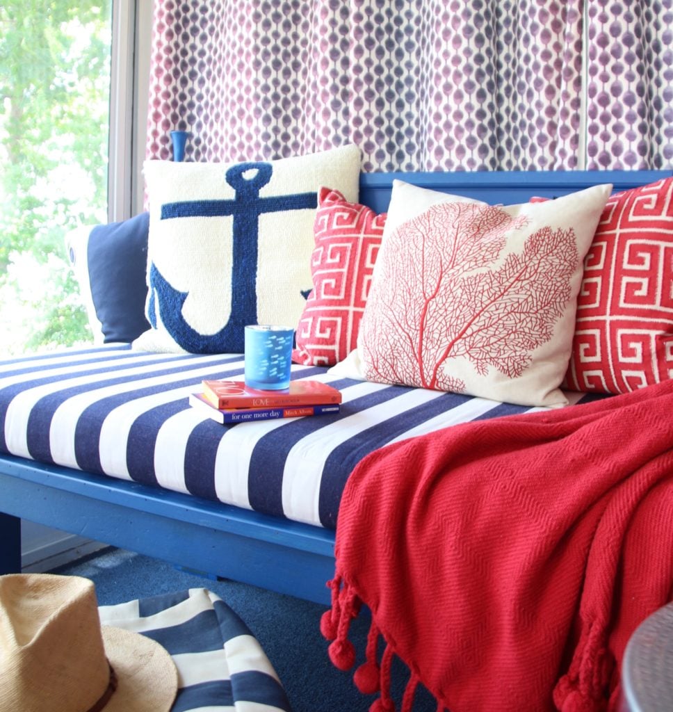 decorating nautical inspired summertime daybed Patio Lane ... decorating nautical inspired summertime daybed Patio Lane ... on Nautical Patio Ideas id=77979
